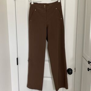 Chico's Zenergy Brown Long Pants for Effortless Style Size 0